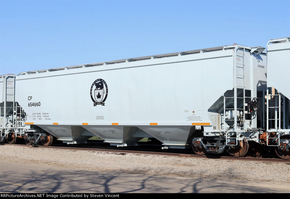 Canadian Pacific covered hopper CP #654660